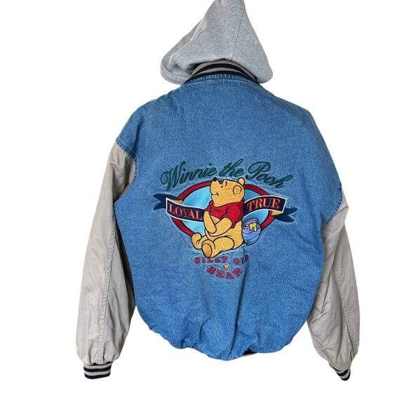 Vintage Winnie The Pooh Varsity Jacket ( Medium ? ) Disney - Picture 2 of 10